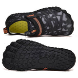 Kids Water Shoes Barefoot Quick Dry Aqua Sports Shoes Boys Girls (Pattern Printed) - Black Size Bigkid US2=EU32