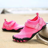 Kids Water Shoes Barefoot Quick Dry Aqua Sports Shoes Boys Girls - Pink Size Bigkid US2=EU32