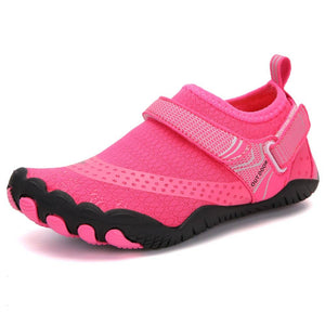 Kids Water Shoes Barefoot Quick Dry Aqua Sports Shoes Boys Girls - Pink Size Bigkid US4 = EU36