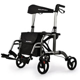 EQUIPMED Rollator Transit Wheelchair Walking Frame Walker Aid Seniors Elderly