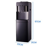 PolyCool Freestanding Water Cooler Dispenser, Black