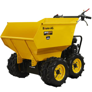 Baumr-AG 6 Wheel Motorised Wheelbarrow Dumper, Briggs & Stratton CR950 Petrol Engine, 500kg Capacity