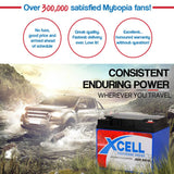 X-Cell 60Ah Performer Series AGM Deep Cycle Battery 12v for Mobility Scooter, Golf Cart and Camping