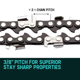 Baumr-AG 12 Chainsaw Chain 12in Bar Spare Part Replacement Suits Pole Saws