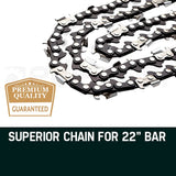 2 x 22 Baumr-AG Chainsaw Chain Bar Replacement 0.325 0.058 86DL