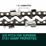 2 X 24 Baumr-AG Chainsaw Chain 24in Bar Replacement Suits 72CC 76CC 82CC Saws