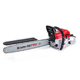 BAUMR-AG Commercial Petrol Chainsaw E-Start 22" Bar Chain Saw Tree Pruning Top Handle