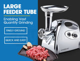 EuroChef 2800W Electric Meat Grinder Mincer Sausage Filler Kibbe Maker