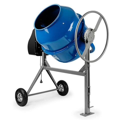 Baumr-AG 220L Portable Cement Concrete Mixer Electric Construction Sand Gravel Mortar