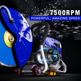 POWERBLADE 75CC Petrol Concrete Cut Off Demolition Saw Wet Demo Road Cutter Brick Cutting Tool