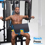 PROFLEX Home Gym Exercise Machine Fitness Equipment Weight Bench Press Set 125lbs