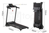 PROFLEX Treadmill Bluetooth Running Machine Foldable Small Compact Home Electric