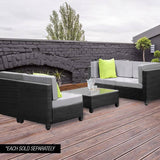 LONDON RATTAN 1pc Coffee Table Outdoor Wicker Sofa Furniture Lounge Garden