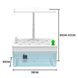 PLANTCRAFT 12 Pod Indoor Hydroponic Growing System with Fish Tank