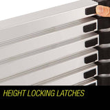 Bullet 3.8m Telescopic Aluminium Ladder Alloy Extension Extendable Steps Multi Portable