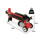 Baumr-AG 8 Ton Electric Log Splitter 8T Wood Cutter Hydraulic Fire Wood Block Axe Small Machine