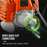 MTM 62CC Line Trimmer Backpack Brush Cutter Whipper Snipper Combo Multitool