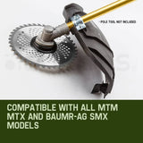 MTM 5x Carbide Tipped 40 Tooth Brush Cutter Blade Whipper Snipper Brushcutter