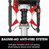 Baumr-AG 52cc 2-Stroke Petrol Post Driver with Carry Case & 2 Drive Sockets