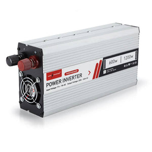 GENPOWER 600W/1200W Pure Sine Wave 12V/240V Power Inverter Car Plug Caravan Boat