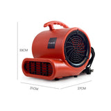 Baumr-AG 3-Speed Carpet Dryer Air Mover Blower Fan, 700CFM, Sealed Copper Motor, Poly Housing