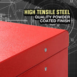 BULLET 478 Piece Tool Box Chest Kit Storage Cabinet Set Drawers With Tools RED