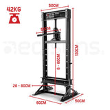 Baumr-AG 20 Tonne Hydraulic Shop Press Workshop Jack Bending Stand H-Frame