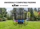 UP-SHOT 10ft Replacement Trampoline Safety Pad Padding Multi-Coloured