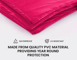 UP-SHOT 10ft Trampoline Safety Pad Pink Padding Replacement Round Spring Cover