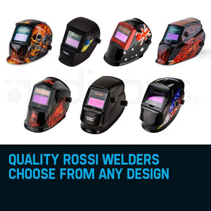 ROSSI Solar Auto Darkening Welding Helmet Mask MIG/ARC/TIG Welder Machine