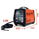 ROSSI 155Amp MIG ARC MAG Gas Gasless Welder DC Welding Machine Inverter Tool