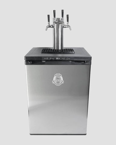 Beer Keg Fridge KegMaster Series XL Kegerator With Four Beer Taps