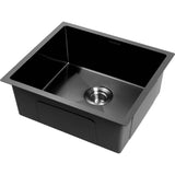 AMIRRA Kitchen Stainless Steel Sink 510mm x 450mm with Nano Coating (Silver Black) AMR-KS-105-LH