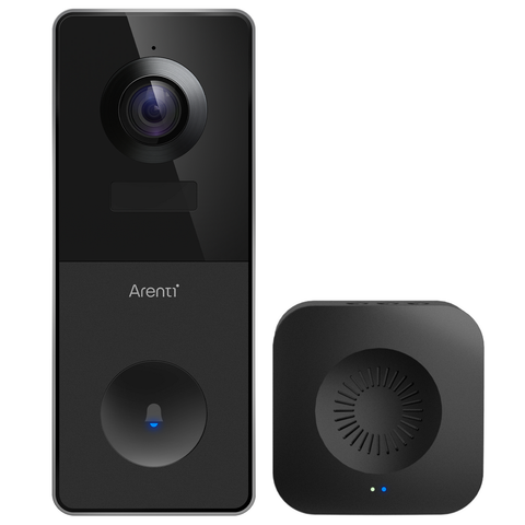 Arenti Battery-Powered 2K Wi-Fi Video Doorbell with wireless chime VBELL1