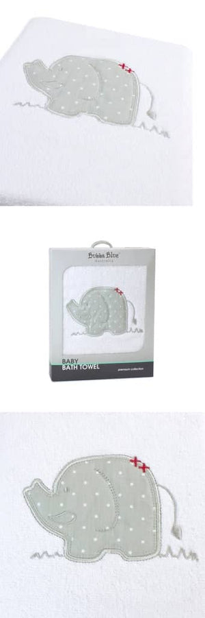 Bubba Blue Petit Elephant Bath Towel 79834