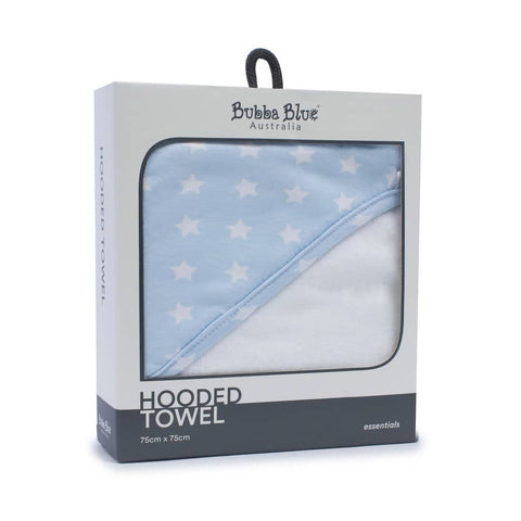 Bubba Blue Ee Blue Hooded Towel