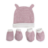 Bubba Blue Smokey Pink Safari Bamboo 3pcs Layette Set BB06530