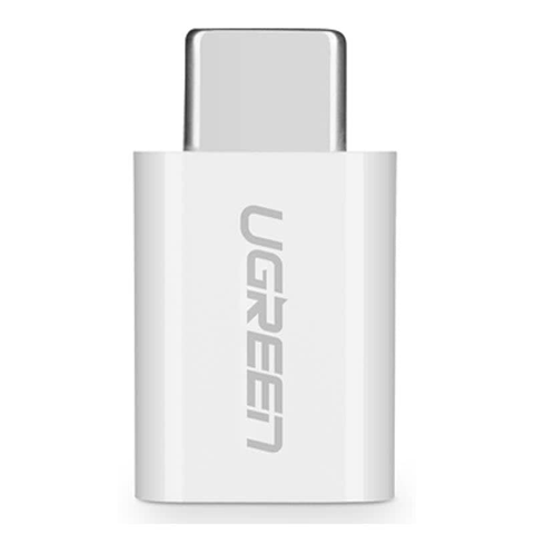 UGREEN Type-C to Micro USB OTG Adapter (White) - 30154