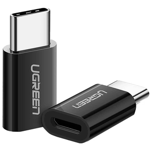 UGREEN Type-C to Micro USB OTG Adapter (Black) - 30391