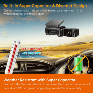 DDPAI Mini5 4K Car Dash Camera