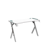 EKKIO RGB Gaming Desk Y Shape White 140cm EK-GD-104-AL