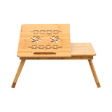 EKKIO Foldable Bamboo Laptop Bed Desk with Handles and Folding Legs EK-LD-100-BB