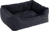 FEANDREA 90cm Dog Sofa Bed with Removable Washable Cover Dark Grey