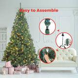 Festiss 2.4m Christmas Trees With Warm LED FS-TREE-05