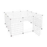 Floofi Small Pet Playpen (White) FI-PP-104-JY