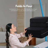 GOMINIMO 4 Fold Folding Mattress Black Air Mesh GO-FM-105-EON