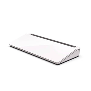 GOMINIMO Multipurpose Desktop Glass Dry Erase Board with Dividers GO-DGB-100-YD