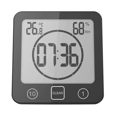 GOMINIMO Timer Shower Clock (Black) GO-SC-101-EM