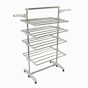 GOMINIMO Laundry Drying Rack 4 Tier (White) GO-LDR-101-JL