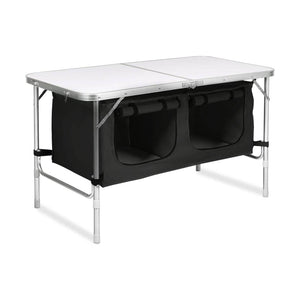 KILIROO Camping Table 120cm Silver (With Black Storage Bag) KR-CT-106-CU